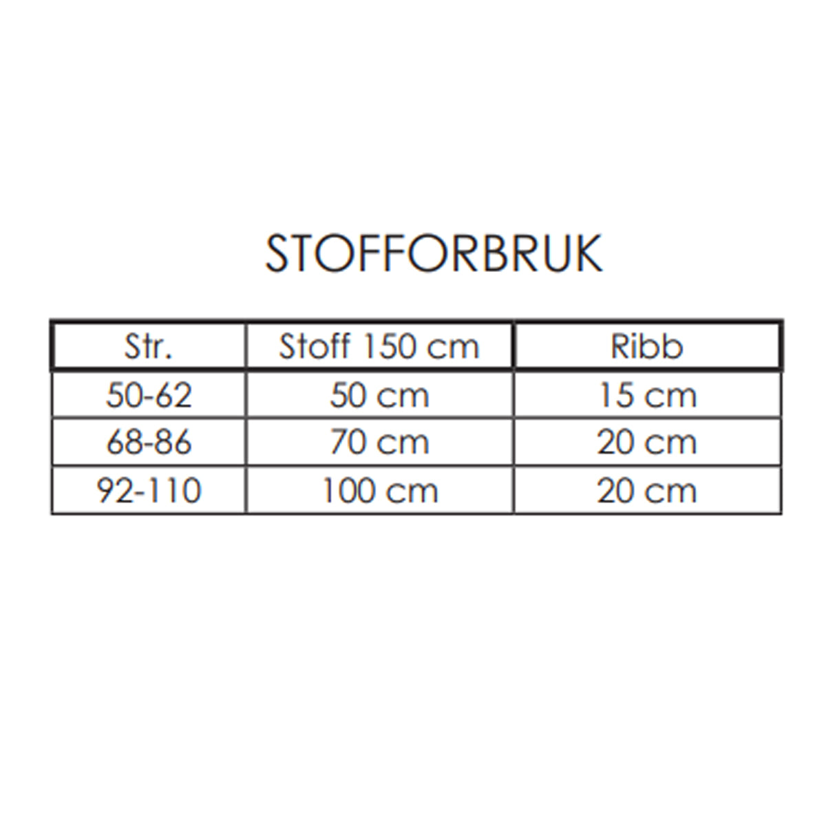 Sparkebukse str. 50-110  Anna Marie Sydesign